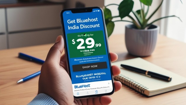 Bluehost India discount 2024